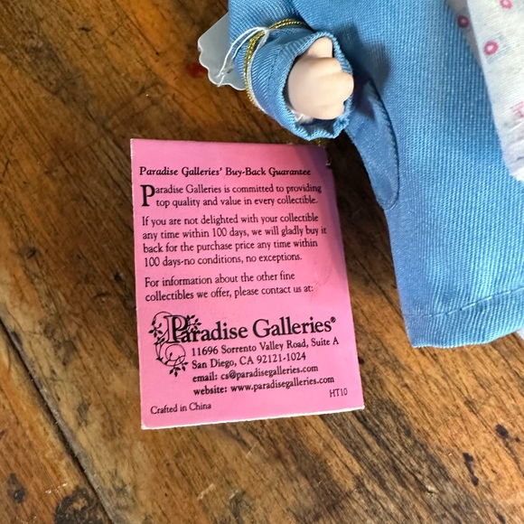 Vintage 9” Porcelain Dolls Paradise Galleries Set of 4 - Picture 9 of 9